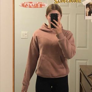 Dusty rose TNA hoodie XXS